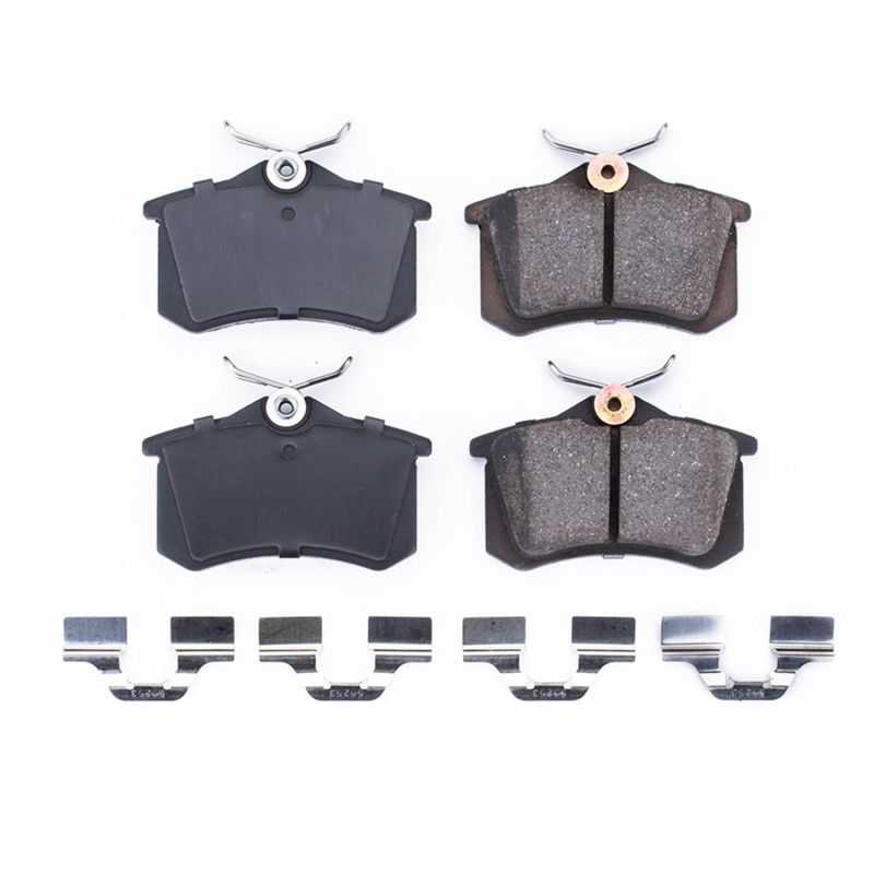 Power Stop 03-04 Audi A4 Rear Z17 Evolution Ceramic Brake Pads w/Hardware