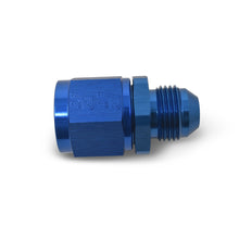 Load image into Gallery viewer, Russell Performance BLUE ANODIZED -12 TUBE COUPLING NUT W/ FLARED REDUCER TO -10 AN MALE