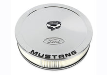 Load image into Gallery viewer, Ford Racing Air Cleaner Kit - Chrome w/Mustang Emblem