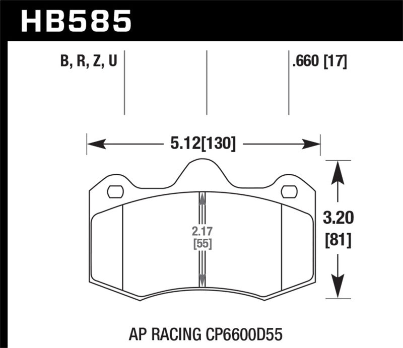 Hawk Performance Ceramic Street Brake Pads