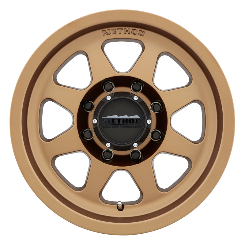 Method MR701 17x8.5 0mm Offset 8x170 130.81mm CB Method Bronze Wheel