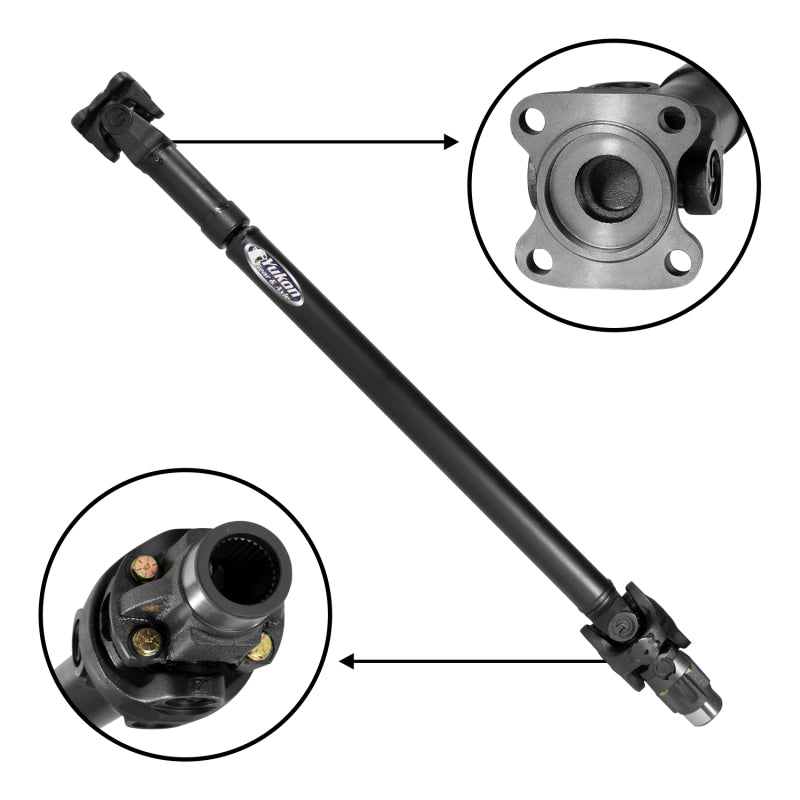 Yukon Performance Front Driveshaft 2018 Jeep JL Sahara 4 Door Auto Selec-Trac