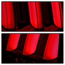 Load image into Gallery viewer, Spyder 05-09 Ford Mustang (Red Light Bar) LED Tail Lights - Smoke ALT-YD-FM05V3-RBLED-SM