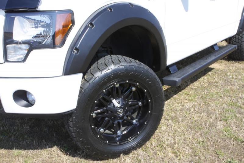 Lund 09-17 Dodge Ram 1500 RX-Rivet Style Textured Elite Series Fender Flares - Black (4 Pc.)