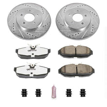 Load image into Gallery viewer, Power Stop 05-11 Ford Mustang Rear Z26 Street Warrior Brake Kit