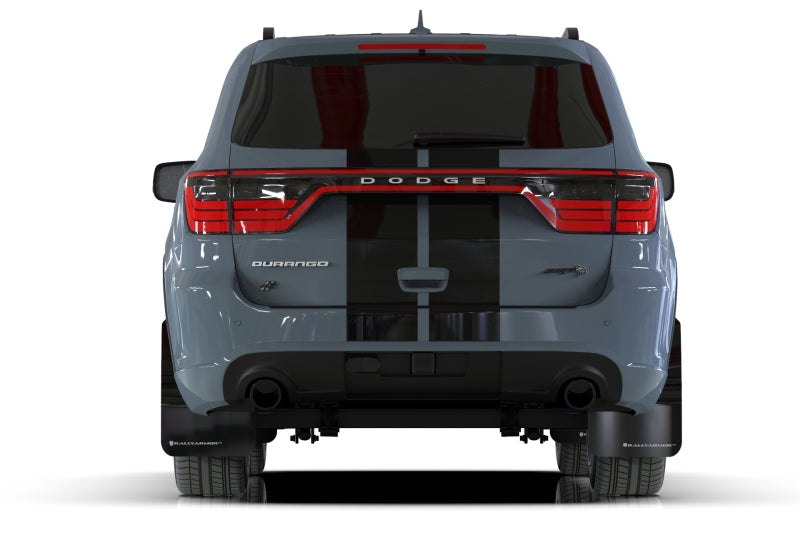 Rally Armor 16-25 Dodge Durango GT/Hellcat/RT/SRT 392/SXT Black UR Mud Flap Red Logo