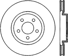 Load image into Gallery viewer, StopTech Power Slot 05 Chrysler 300C 5.7L V8 w/ Vented Rear Disc Front Left Cryo Slotted Rotor