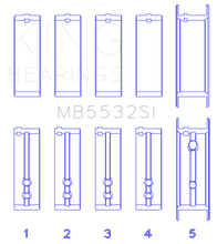 Load image into Gallery viewer, King Engine Bearings Chevrolet 151/153 (Size STD) Main Bearing Set
