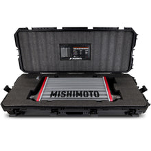 Load image into Gallery viewer, Mishimoto Universal Carbon Fiber Intercooler - Gloss Tanks - 600mm Black Core - C-Flow - R V-Band