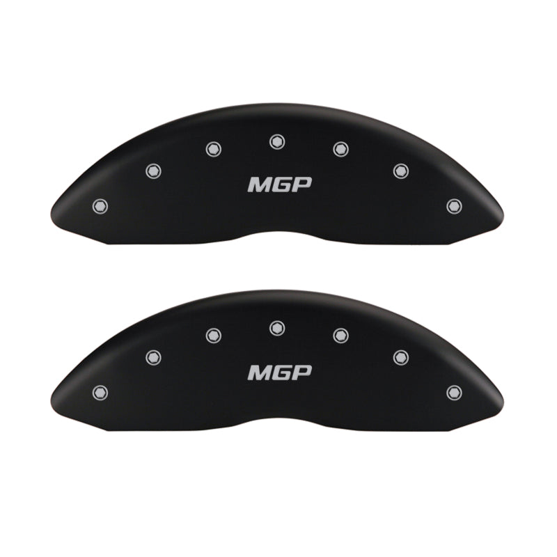 MGP 4 Caliper Covers Engraved Front & Rear MGP Red finish silver ch