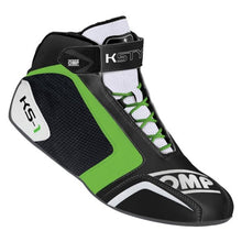 Load image into Gallery viewer, OMP KS-1 Shoes Black/White/Green - Size47