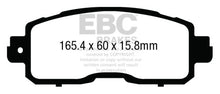 Load image into Gallery viewer, EBC 13+ Nissan Altima 2.5 (L33) Sedan Yellowstuff Front Brake Pads