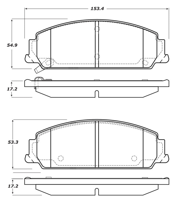 StopTech Street Touring Brake Pads