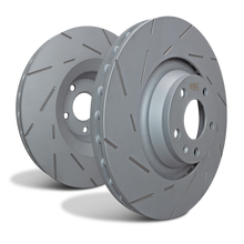 Load image into Gallery viewer, EBC 12-16 Tesla Model S Dual Electric Motors AWD Front USR Slotted Rotors