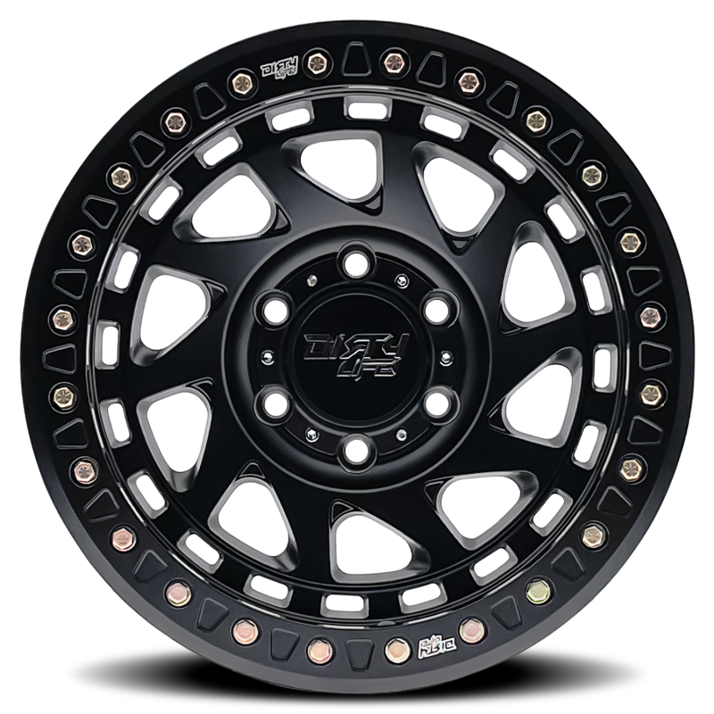 Dirty Life 9313 Enigma Race 17x9 / 6x139.7 BP / -38mm Offset / 106mm Hub Matte Black Wheel