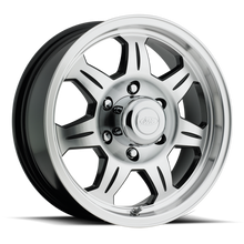 Load image into Gallery viewer, Raceline 870 Element 15x6in / 5x127 BP / 0mm Offset / 3.19mm Bore - Black &amp; Machined Wheel