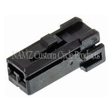 Load image into Gallery viewer, NAMZ AMP Multilock 2-Position Female Wire Plug Housing (HD 73152-96BK)