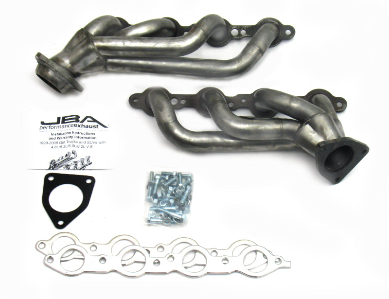 JBA 02-13 GM Truck 4.8L/5.3L LS Raw 409 Cat4Ward Header