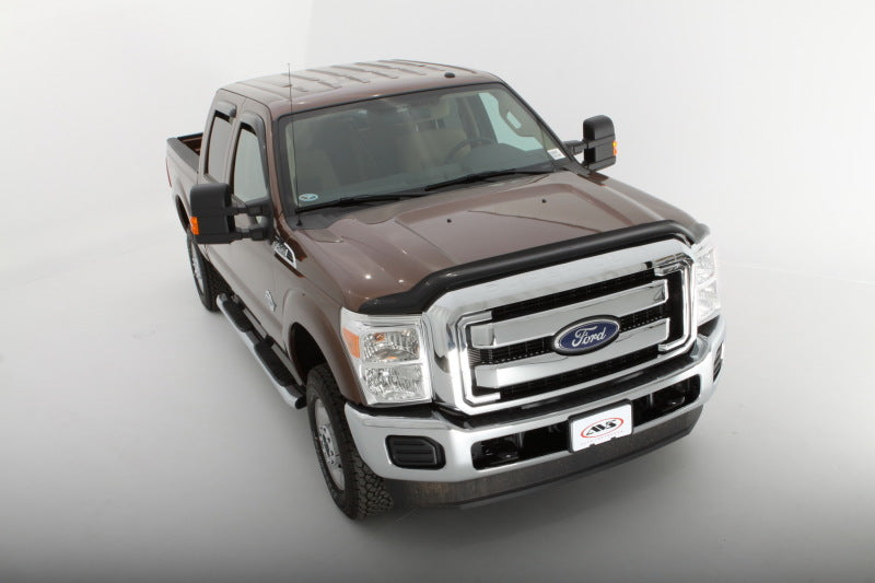 AVS 08-10 Ford F-250 High Profile Bugflector II Hood Shield - Smoke