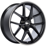 BBS CI-R 20x9 5x112 ET25 Satin Black Polished Rim Protector Wheel -82mm PFS/Clip Required