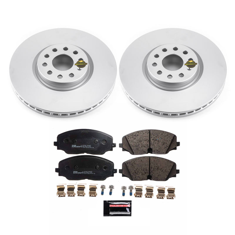 Power Stop 18-20 Volkswagen Atlas Front Euro-Stop Brake Kit