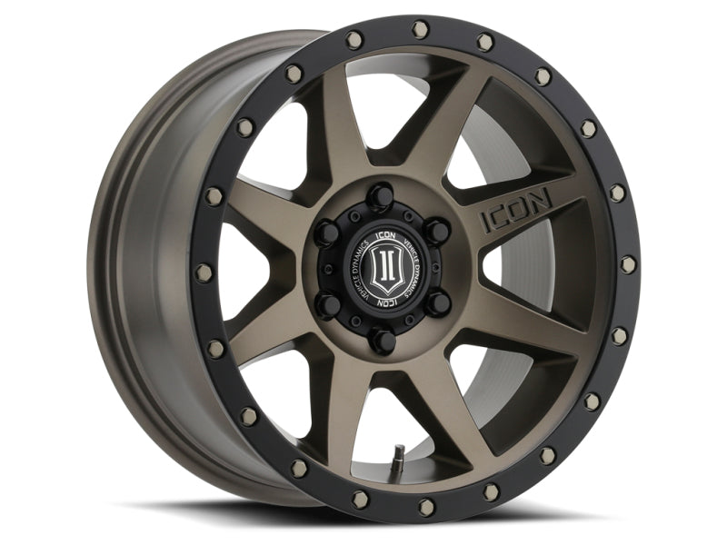 ICON Rebound Pro 17x8.5 5x5 -6mm Offset 4.5in BS 71.5mm Bore Bronze Wheel