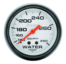 Load image into Gallery viewer, Autometer Phantom 66mm 140-280 Deg F Mechanical Water Temperature Gauge