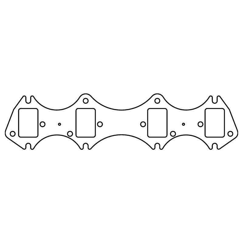 Cometic Ford Gen-1 FE V8 .030in MLS Exhaust Manifold Gasket Set - 1.560in x 2.310in Rectangle Port