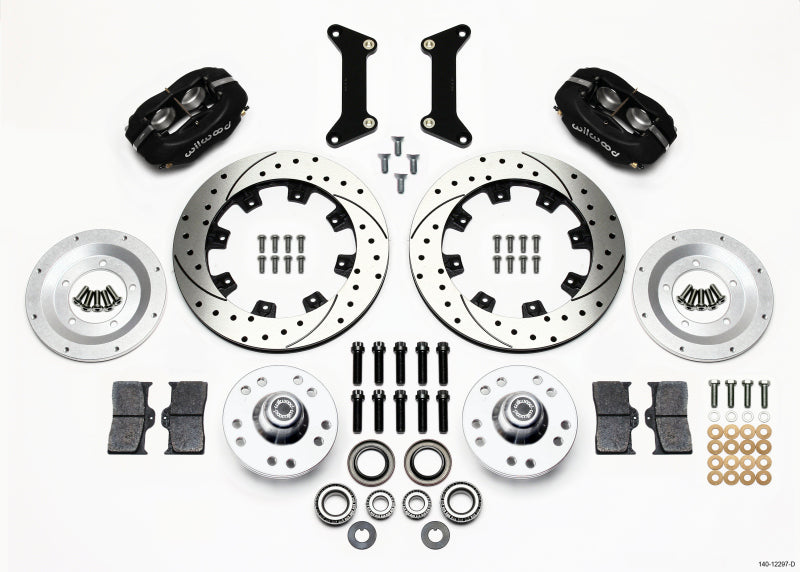 Wilwood Forged Dynalite Front Kit 12.19in Drilled 79-87 GM G Body