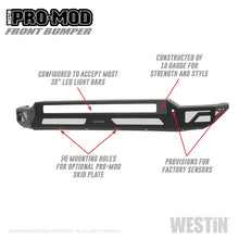 Load image into Gallery viewer, Westin 2020 Chevrolet Silverado 2500/3500 Pro-Mod Front Bumper