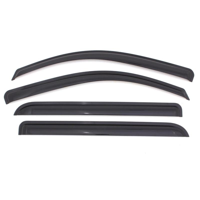 AVS 16-18 Toyota Tacoma Double Cab Ventvisor Outside Mount Window Deflectors 4pc - Smoke