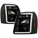 Spyder 07-14 GMC Yukon High-Power LED Headlights - Black (PRO-YD-GY07V2PL-BK)
