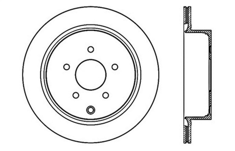 StopTech Slotted & Drilled Sport Brake Rotor