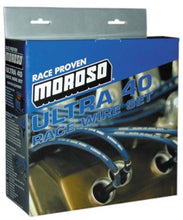 Load image into Gallery viewer, Moroso Chevrolet Big Block Ignition Wire Set - Ultra 40 - Sleeved - HEI - Straight - Blue