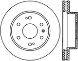 StopTech Power Slot 07-09 Cadillac Escalade / 05-09 Chevy Silverado Front Right Slotted CRYO Rotor