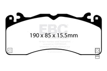 Load image into Gallery viewer, EBC 2015+ Ford Mustang (6th Gen) 2.3L Turbo (GT Package) Ultimax2 Front Brake Pads