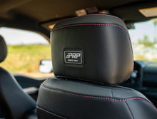 Load image into Gallery viewer, PRP 2021+ Ford 150/ 2023+ SuperDuty Front Seat Covers (Pair) - Black w/ Red Stich