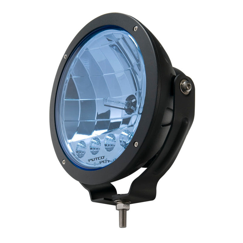 Putco HID Off Road Lamp w/4 LED DayTime Running Lights - 9in Black Housing w/ Blue Tinted Lens