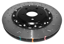 Load image into Gallery viewer, DBA 05-06 Pontiac GTO 5000 Series Drilled and Slotted Front Rotor (Black Hat)