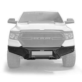 Go Rhino 19-24 Ram 1500 (Excl. Rebel/Warlock/TRX) Element FR Bumper w/Fixed Lgt Bar Mount - Tex. Blk