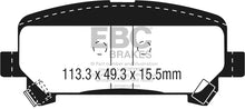 Load image into Gallery viewer, EBC 15+ Chevrolet Colorado 2.5 Greenstuff Rear Brake Pads