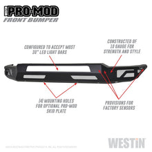 Load image into Gallery viewer, Westin  2019 Dodge Ram 1500 ( Excludes 1500 Classic &amp; Rebel Models )  Pro-Mod Front Bumper