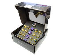 Load image into Gallery viewer, NRG 200 Series M12 X 1.25 Titanium Lug Nut Set - 21 Pc w/Lock Key Socket - Neochrome