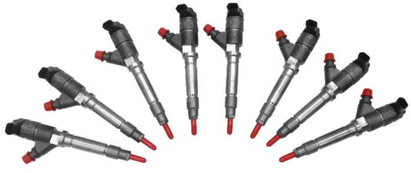 Exergy 11-16 Chevrolet Duramax 6.6L LML Reman 150% Over Injector - Set of 8