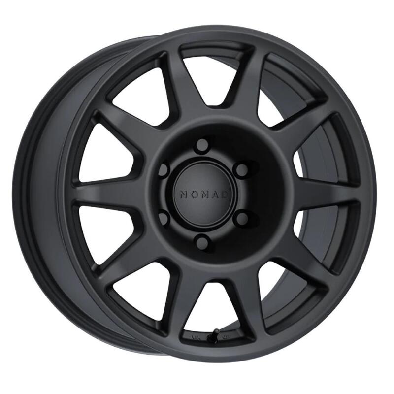 Nomad N505SB Touring 17x8.5in / 6X139.7 BP / 0mm Offset / 106.1mm Bore - Satin Black