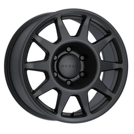 Nomad N505SB Touring 17x8.5in / 6X139.7 BP / 0mm Offset / 106.1mm Bore - Satin Black