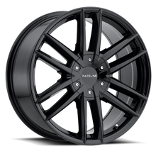 Load image into Gallery viewer, Raceline 158B Impulse 22x9.5in / 5x114.3/5x120 BP / 35mm Offset / 74.1mm Bore - Gloss Black Wheel