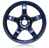 Gram Lights 57CR 15x8.0 +35 4-114.3 Eternal Blue Pearl Wheel