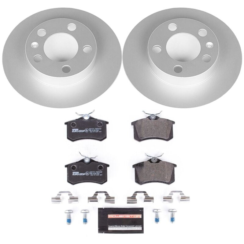 Power Stop 98-10 Volkswagen Beetle Rear Euro-Stop Brake Kit