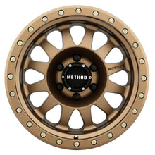 Load image into Gallery viewer, Method MR304 Double Standard 17x8.5 0mm Offset 6x135 94mm CB Method Bronze Wheel